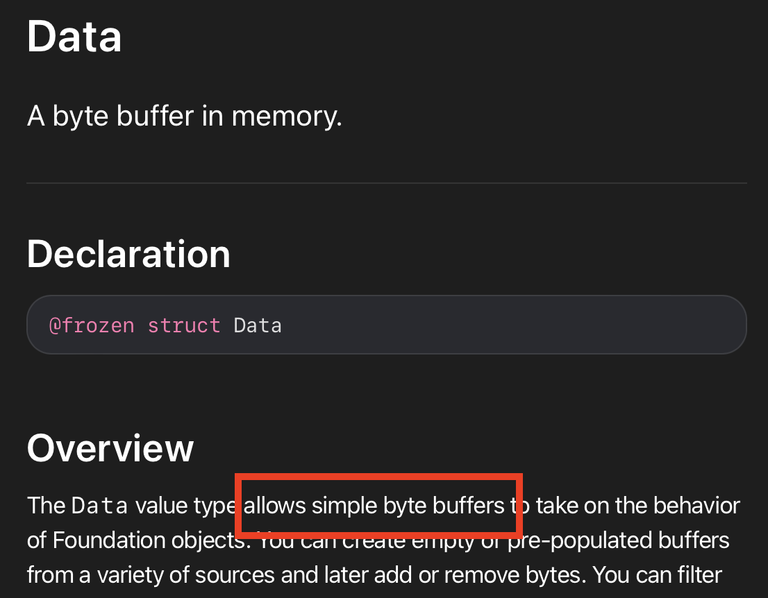 Data documentation